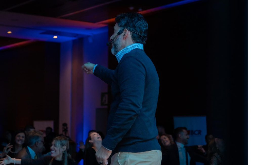 Allan Lorìa en una jornada de formación